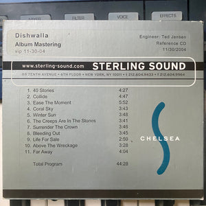 Dishwalla 5 - CD Master (JR’s Private Collection)