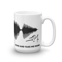 Load image into Gallery viewer, JR&#39;s SOUNDWAVE Series Coffee Mug - &#39;COME AND TAKE ME HOME&#39;